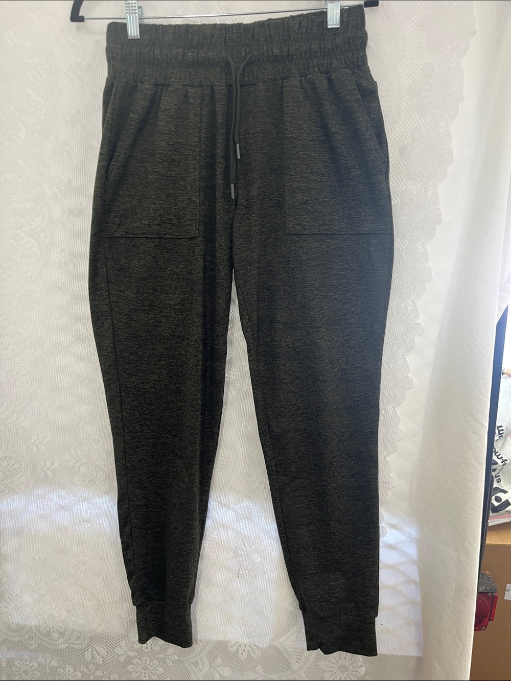 Mondetta Dark Green Jogger Sweatpants with Drawstring S